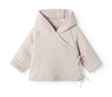 Jules - Vatteret Babyjakke - Light beige melange