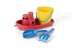 Classic recycled  rød bådsæt i net