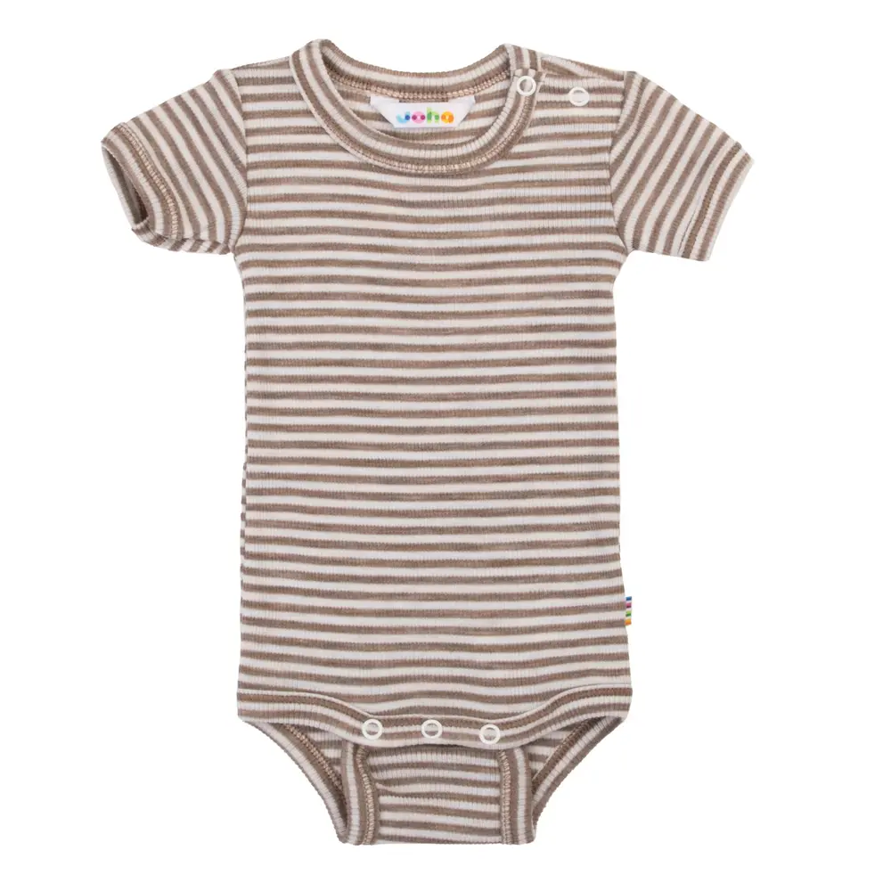 Kortærmet Body - Dark beige - 50 billede