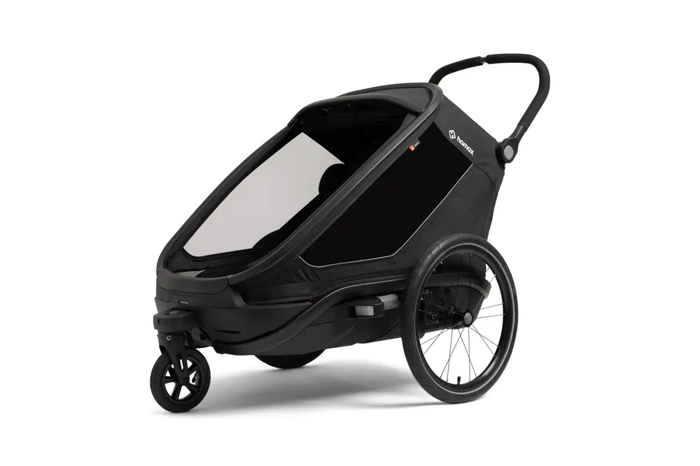 Hamax Outback Next Double Cykelvogn - Black billede