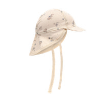 Sommerhat m. Print - Folkstone Gray