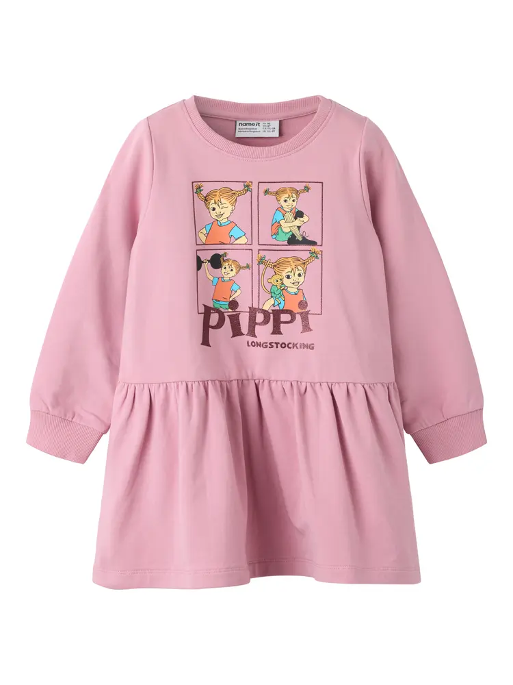 Name It Sweatkjole - NmfAsta - Pippi - Lilas