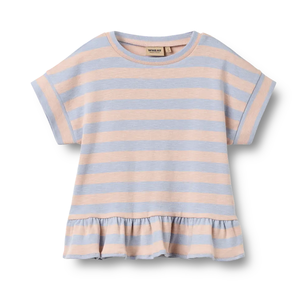 Marie T-Shirt - Powder Stripe - 98 billede