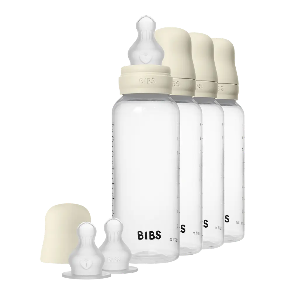 Sutteflaske Silicone 4pk 270 ml Ivory billede