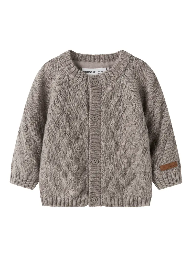 Name It Cardigan - Uld - Strik - NbnWruni - Satellite