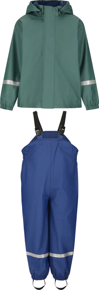 Zig Zag Eigil Regntøj Fleece - Mallard Green - 92