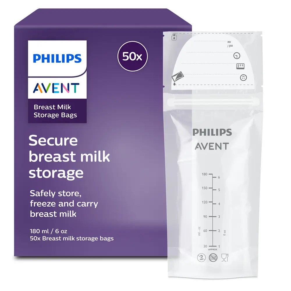 Philips Avent Opbevaringsposer Til Brystmælk 50 stk billede