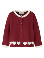 Name It Ralbos Cardigan - Red Dahlia