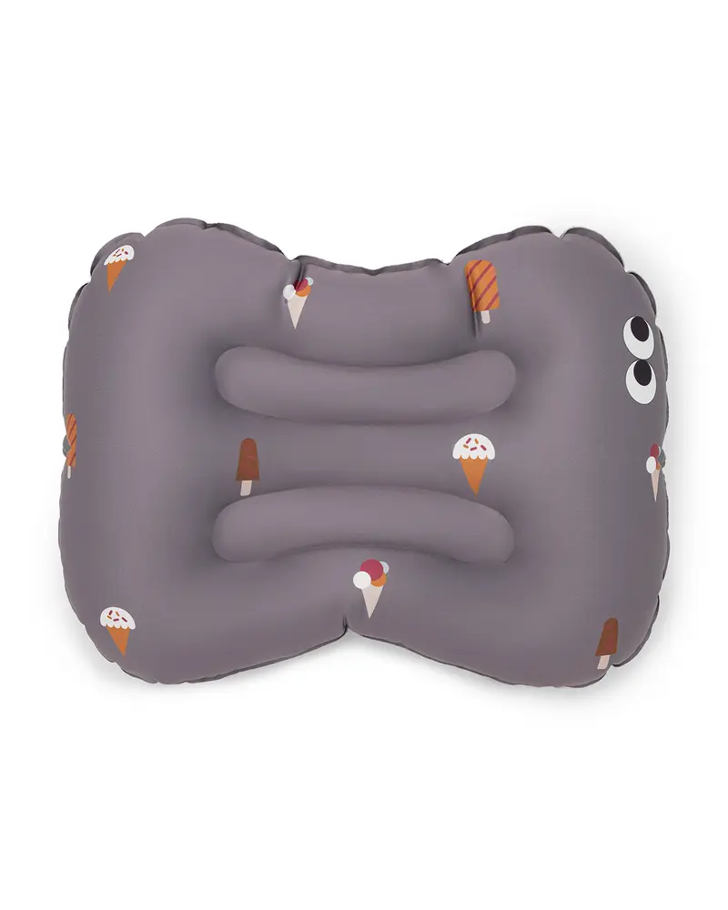 Oppustelig siddepude - Ice Cream Anthracite billede