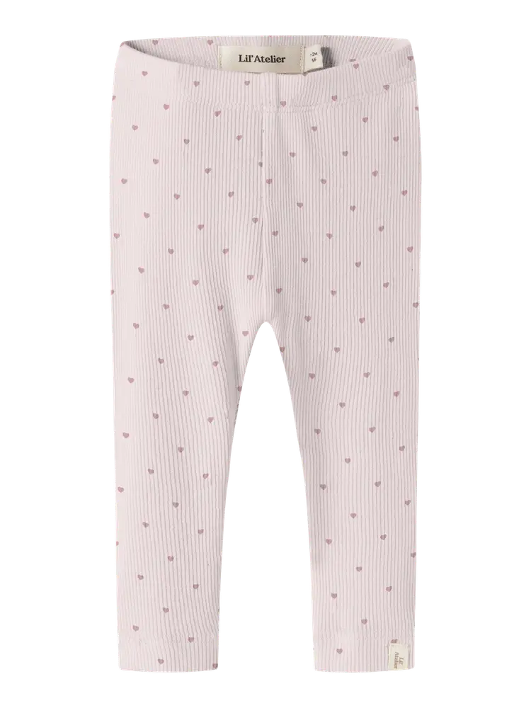 Lil' Atelier Gayo Sig Slim Leggings - Turtledove - 56