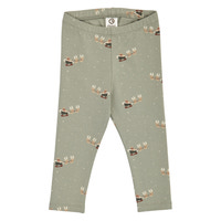 Christmas Leggings - Shadow/Deep green/Balsam cream