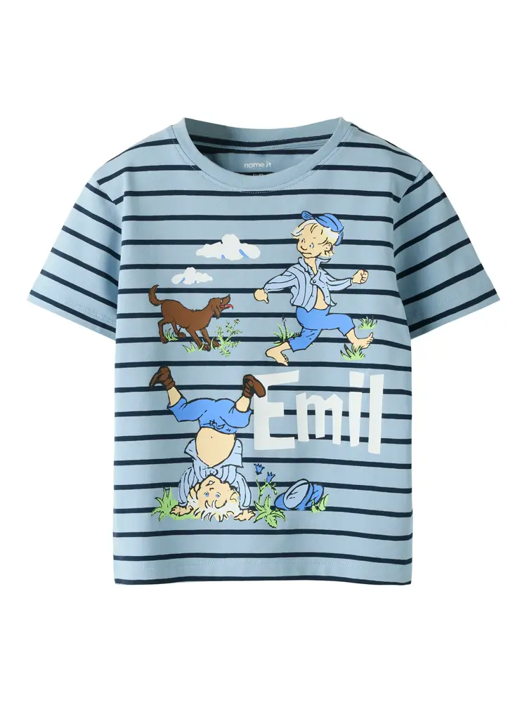 Miall Emil T-Shirt - Blue fog - 104 billede