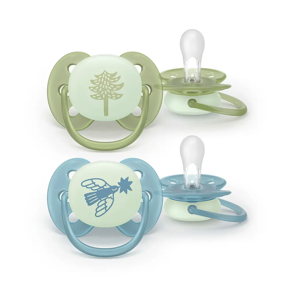 Philips Avent Ultra Soft Nat Sut +18m - Grøn/Blå billede
