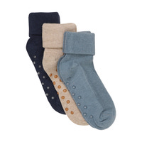 Baby rib Strømper w. ABS - 7842