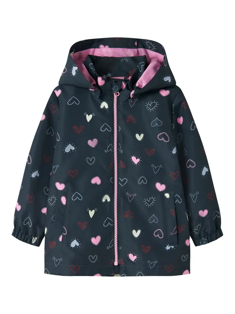 Maxi Jakke m. Print - Dark Sapphire - 116 billede