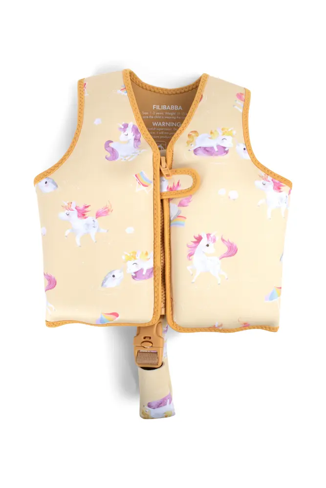 Filibabba Svømmevest - Yellow - 3-4 ÅR billede
