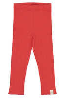 Suze Pointelle Leggings - Molten Lava