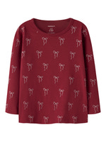 Name It Ri Bluse - Red Dahlia