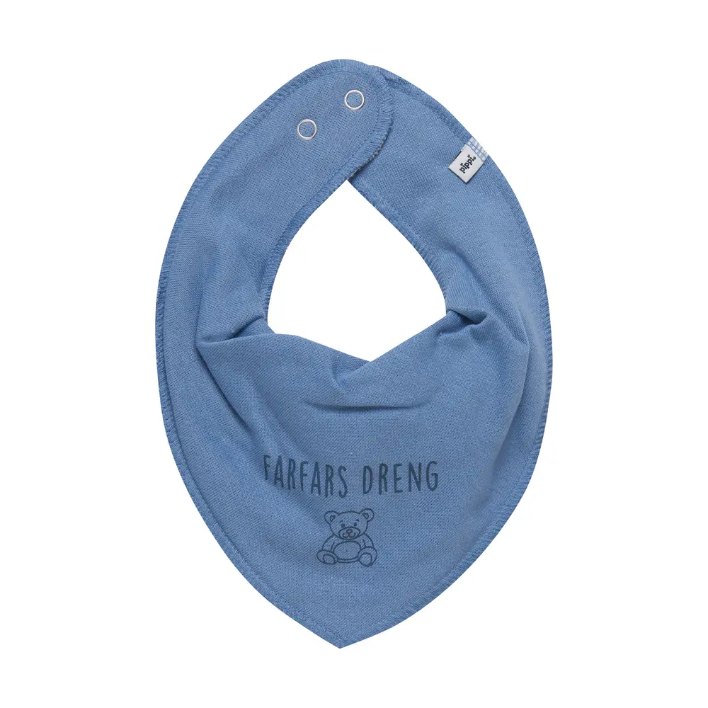 Bandana bib m. farmor+farfar.. - 785 - ONE SIZE billede
