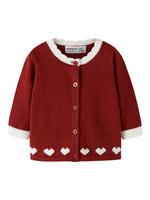 Name It Ralbo Cardigan - Red Dahlia