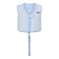 Svømmevest med strop - Seersucker - Honeybee - Blue