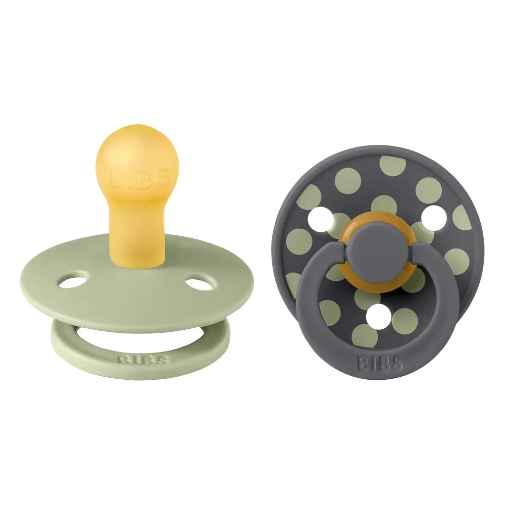 Studio Colour 2pk Polka Latex Str 1 Sage/Iron billede