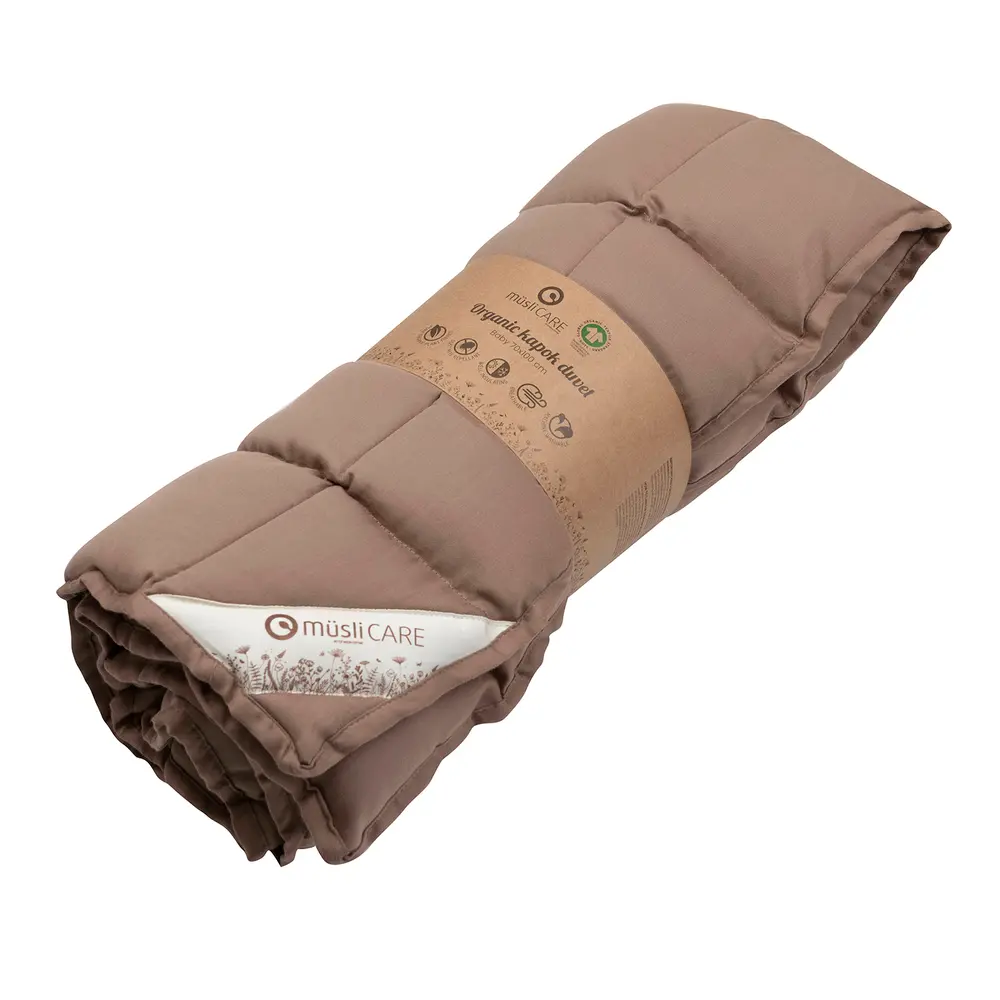 Junior dyne, Kapok, Walnut, 100 x 140 cm billede