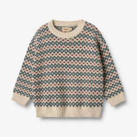 Harlow Jacquard Pullover - Offwhite