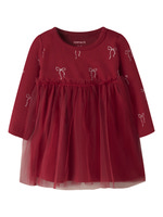 Name It Ratia Kjole - Red Dahlia