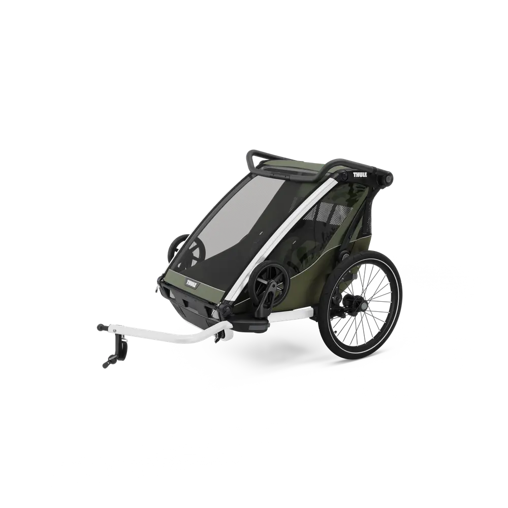 Thule Chariot Lite Double - Cykelvogn - Vintage Green Value billede