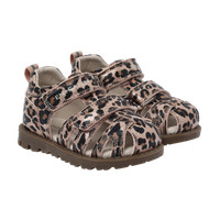 Sandal m. Velcro - Sepia Rose