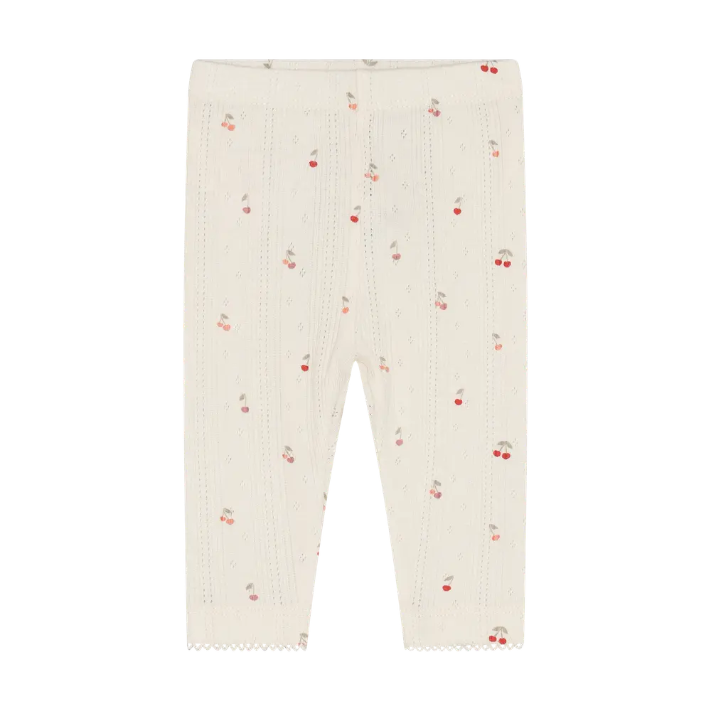 Leggings Pointelle - Eggnog - 50 billede