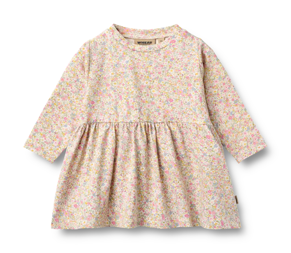 Sessa Jersey Kjole - Blush Flower Meadow - 68 billede
