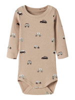 Name It Ottoman Langærmet Body - Sesame