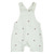 Seersucker Stribede Overalls - Tofu/ Ocean/ Mineral red