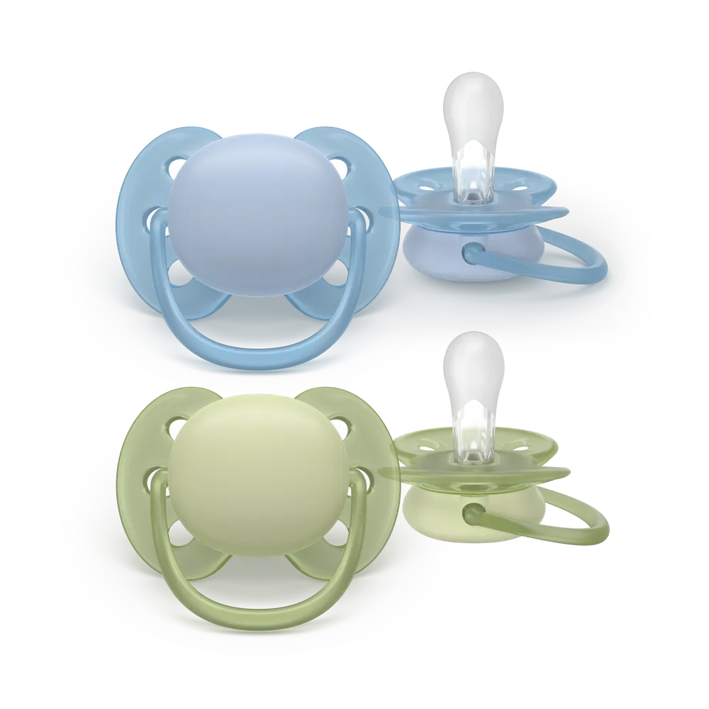 Sut Ultra soft, 0-6 m, grøn/blå billede