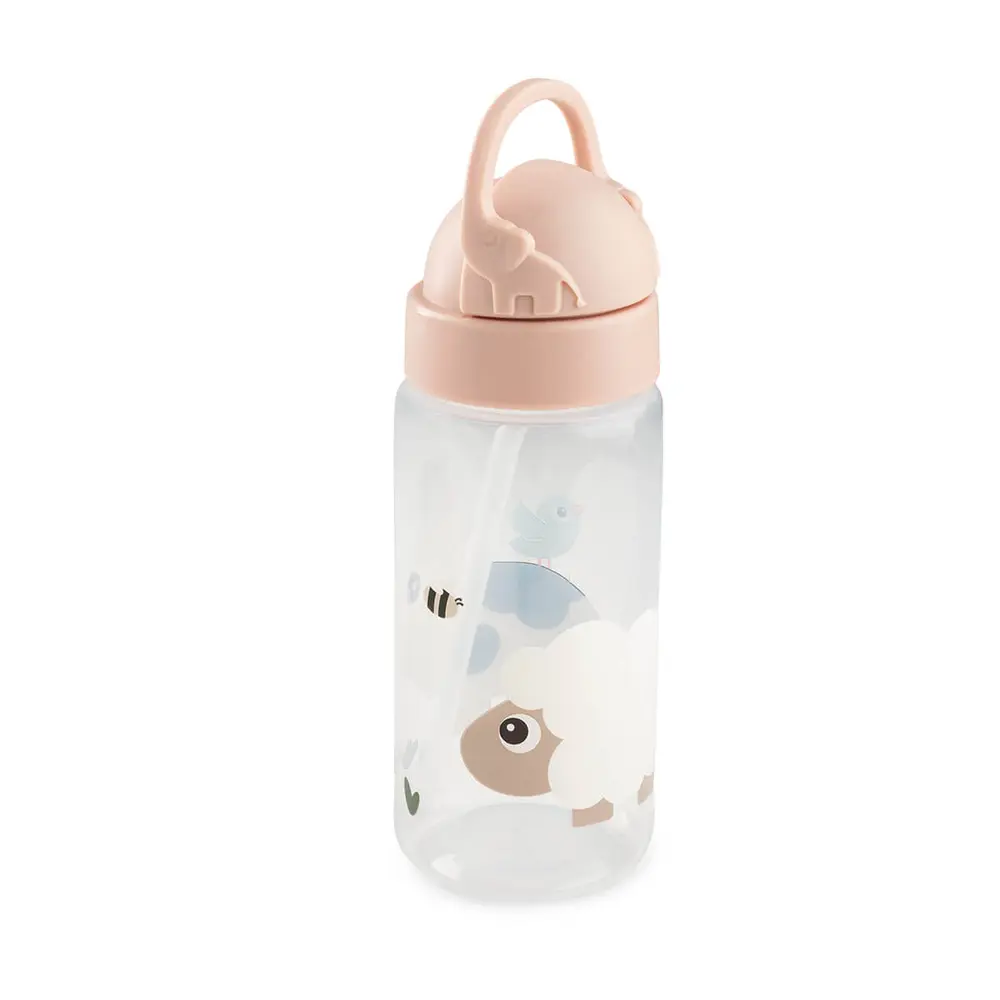 Drikkedunk m/ sugerør Tiny farm Pudder 350 ml billede