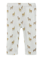 Noel Nor Uld Leggings - Gray Dawn