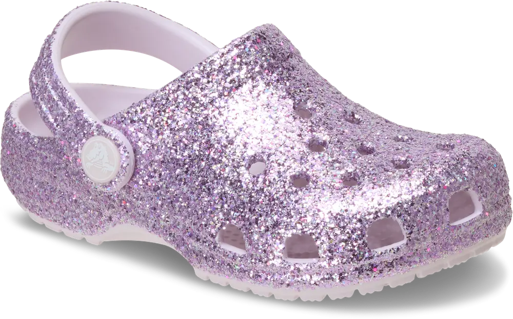 Crocs Classic Chunky Glitter Clog K - Grape Ice - 28/29