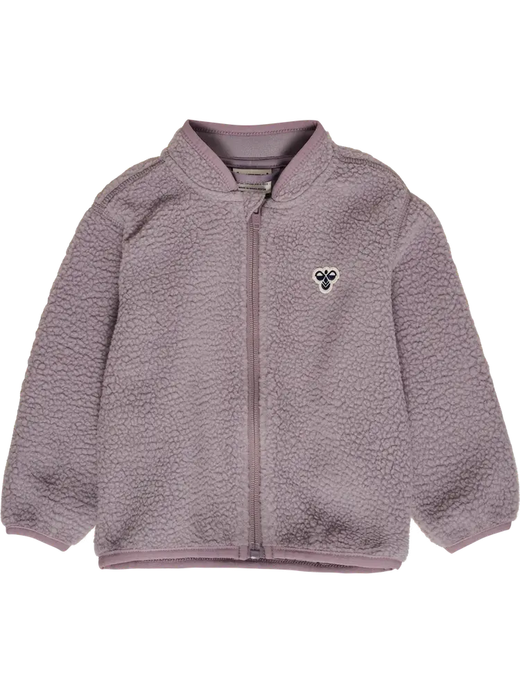 Hummel Atlas Fleece Zip Jakke - Gray Ridge - 80