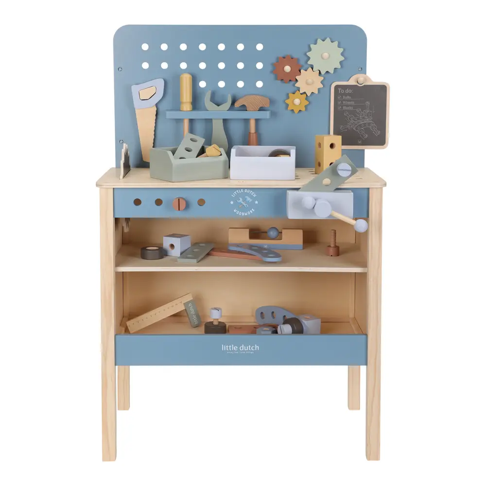 Arbejdsbænk blå billede