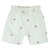 Seersucker Stribede Shorts - Tofu/ Ocean/ Mineral red