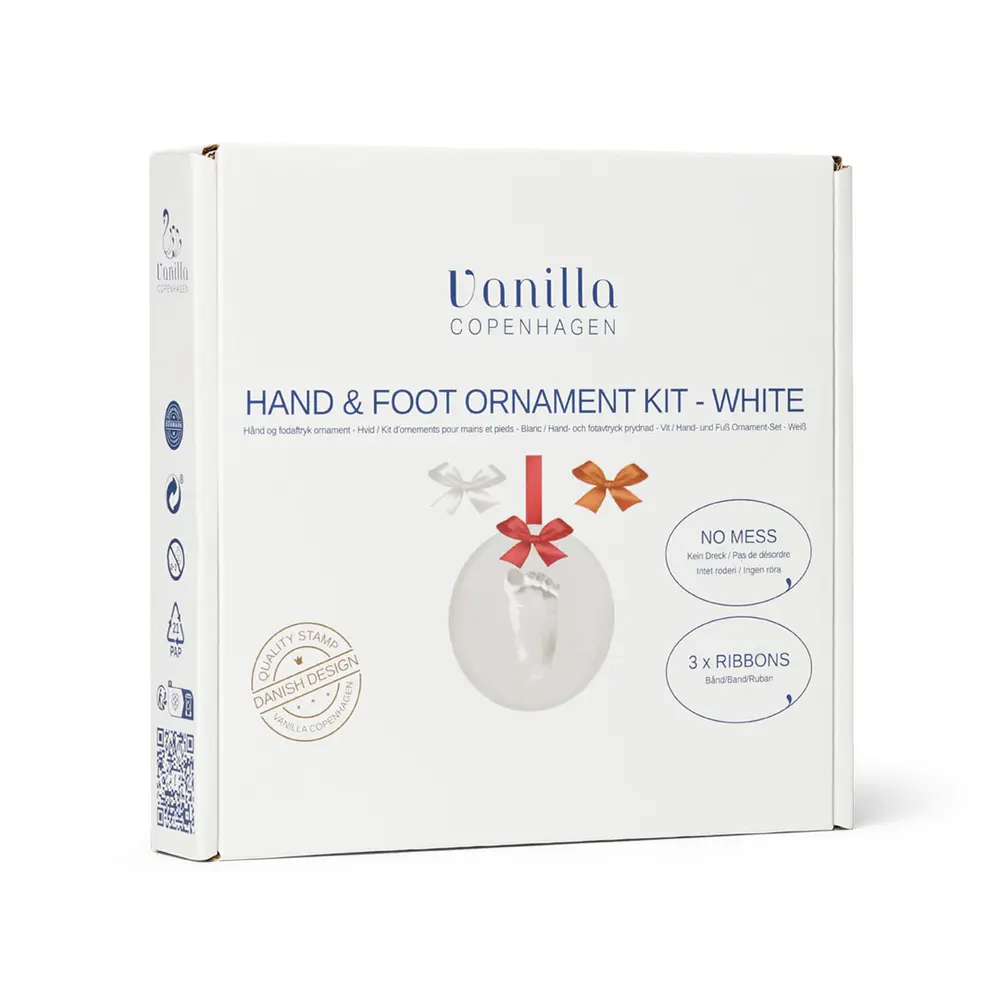 Hånd og fodaftryk - Ler - Ophæng billede