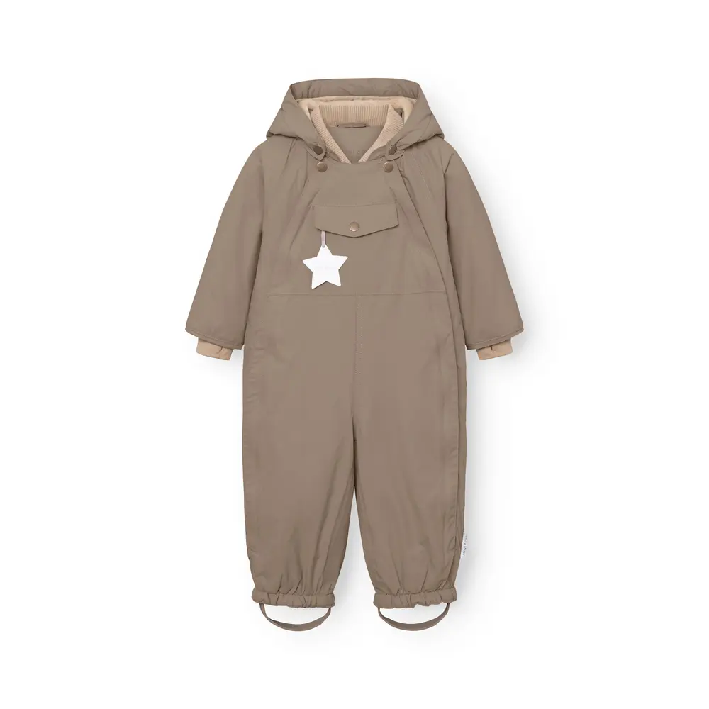 Mini A Ture Matwisti Fleeceforet Flyverdragt - Grey Brown - 12 MDR./80
