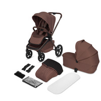 Lionelo Freya 2in1 Kombivogn - Brown Chocolate