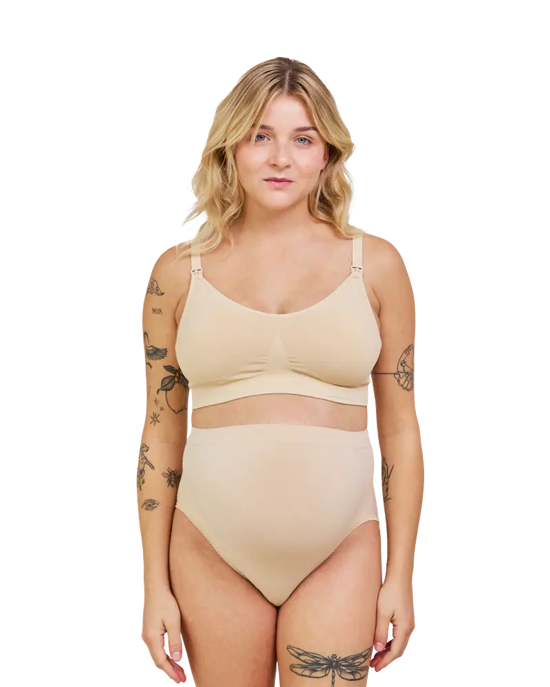 Maternity Support Panty - BEIGE - S billede