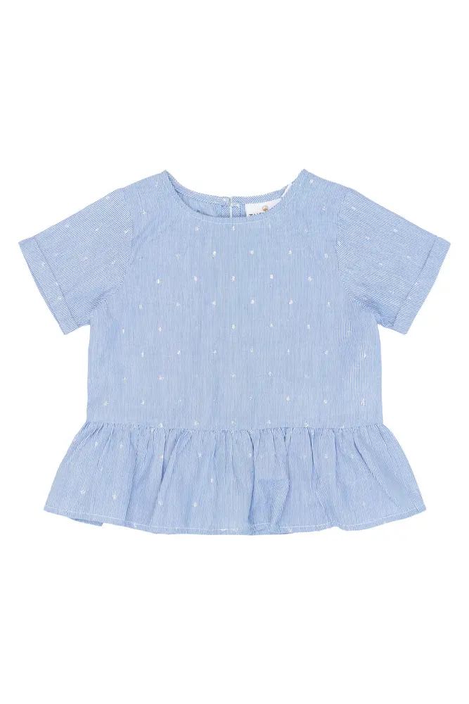 Thea T-Shirt - Forever Blue Striped - 92 billede