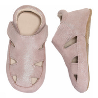 Sandal læder slippers - Rose Grey