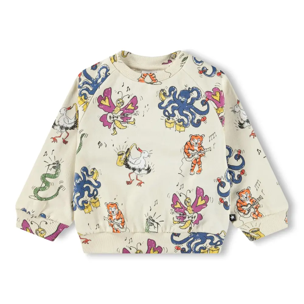 Disc Sweater - Rockin Animals - 56 billede