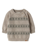 Lil' Atelier Galto Rob Sweater - Oxford Tan